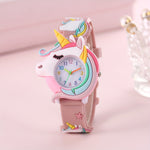 Sparkle and Shine with Our Cute Children's Unicorn Silicone Cartoon Watch | Kids Watches| - Shoppix