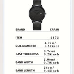 Sleek Stainless Steel Men's Fashion Watch | Men Watches| - Shoppix