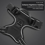 3-teiliges ausbruchsicheres Hundegeschirr-Set mit Leine und Kotbeutelspender – perfekt zum Spazierengehen mit mittelgroßen und großen Hunden, verstellbar und weich