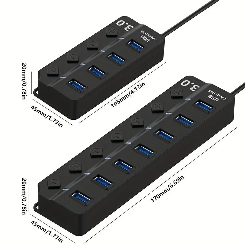 Verbessern Sie die Konnektivität Ihres PCs mit dem 7-Port USB 3.0-Hub | Elektronik|