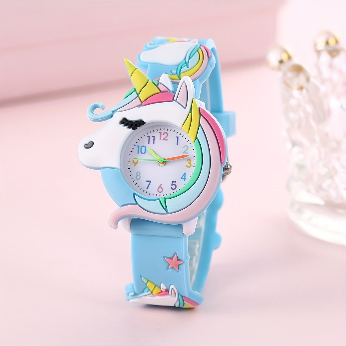 Sparkle and Shine with Our Cute Children's Unicorn Silicone Cartoon Watch | Kids Watches| - Shoppix