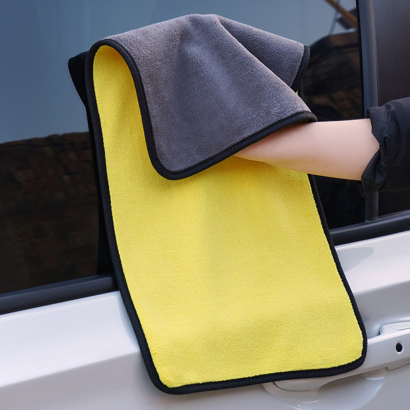 Super-Absorbent Double-Sided Car Wash Towels - Quick-Drying And Ready To Use | Car Accessories| - Shoppix