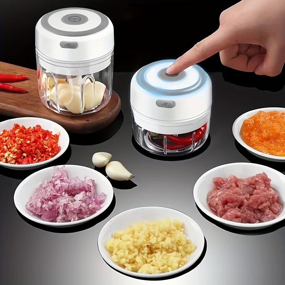 Effortless Meal Prep: Electric Mini Food Chopper | Kitchen Utensils | - Shoppix