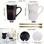 Toast to Love with Our Mr. & Mrs. Coffee Mug Set | Drinkware | - Shoppix