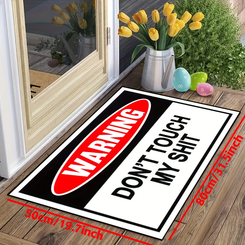 Humorous Warning: 'Don't Touch My' Creative Doormat | Rugs & Mats | - Shoppix