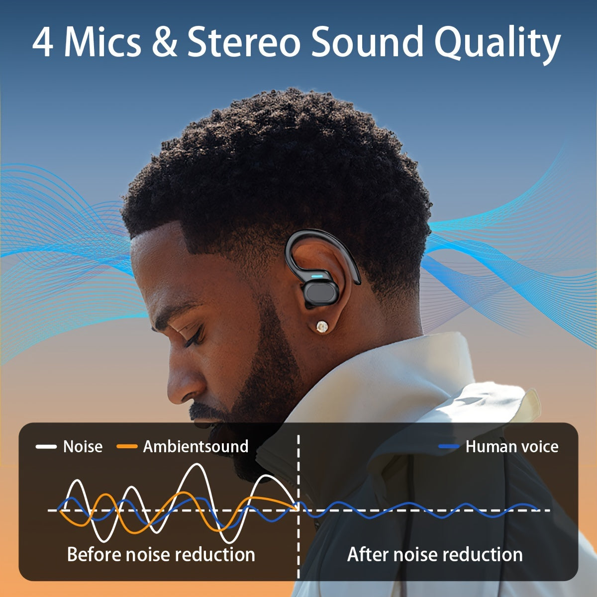 True Wireless Earbuds with Mic: Enjoy Ultimate Freedom and Crystal-Clear Sound | Mobile Accessories | - Shoppix