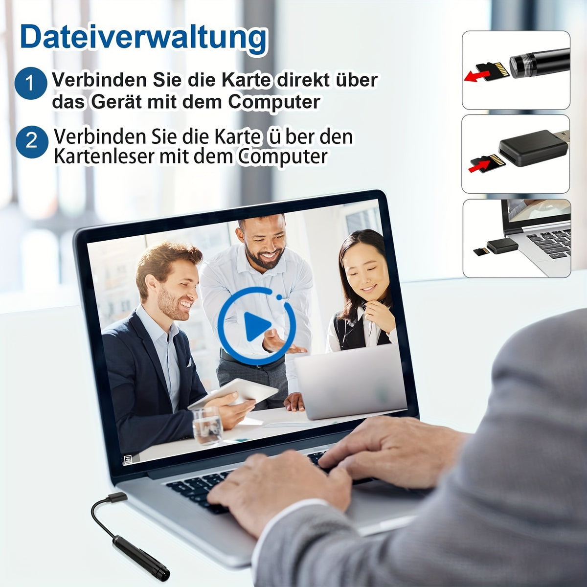 1 Set tragbares Mini-HD-1080P-Überwachungskamerasystem – Kabellose Heimsicherheitskamera mit 64G-SD-Karte, Bewegungserkennung, Nachtsicht und Loop-Aufnahme für Home-Office-Meetings und den Einsatz als Nanny-Cam – kompaktes und diskretes Design