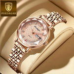 POEDAGAR Women's Luxury Rhinestone Quartz Watch | Women's Watches | - Shoppix