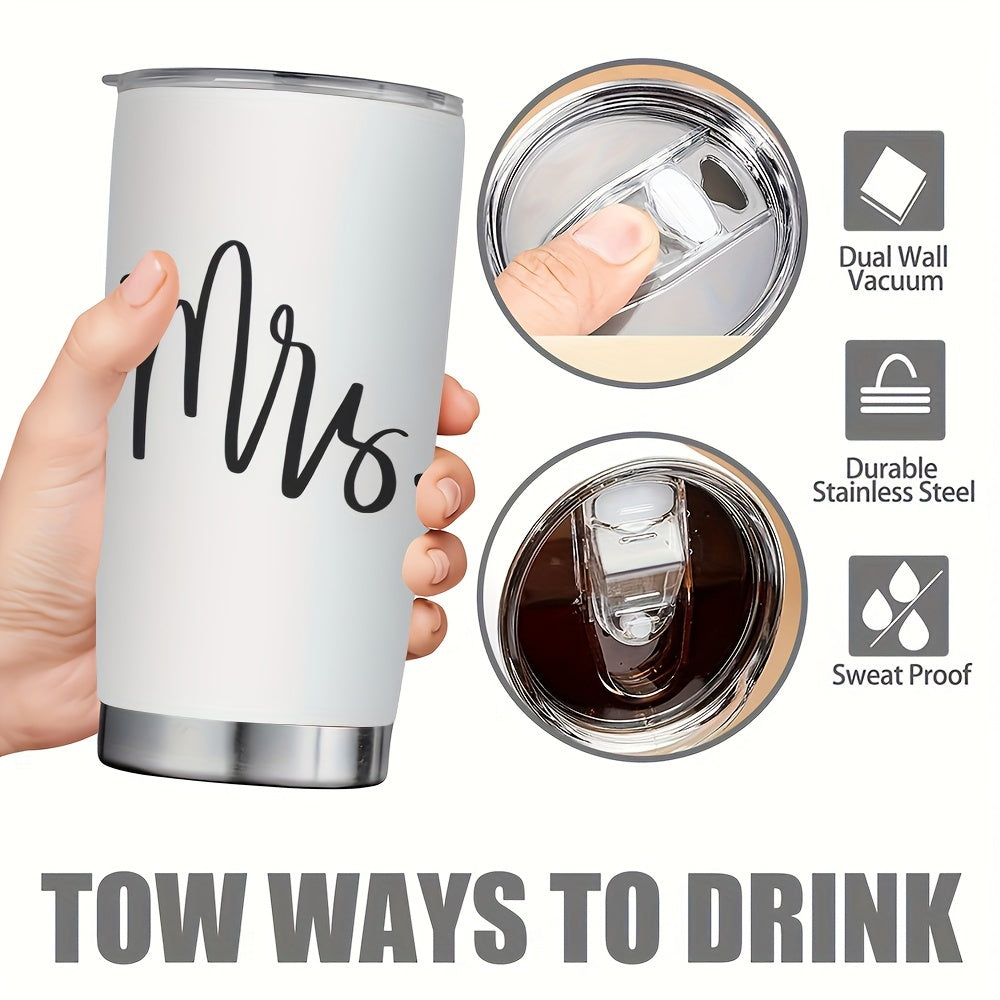 Sip in Style with Our "MR. & MRS." Couple Car Cup | Drinkware | - Shoppix