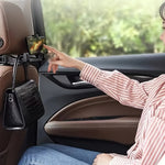 Car Seat Hidden Hook with Rear Cell Phone Holder | Car Accessories | - Shoppix