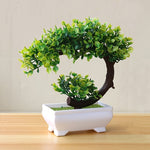 Lifelike Greenery: Artificial Potted Plant Set for Home and Garden Decor | Decoration Items | - Shoppix