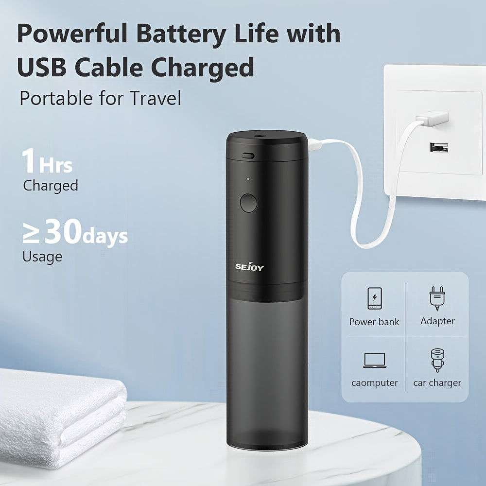 Hydropulseur dentaire, nettoyage puissant, charge rapide, rechargeable sans fil, 140 ml, 3 modes, indispensable pour les voyages en famille 