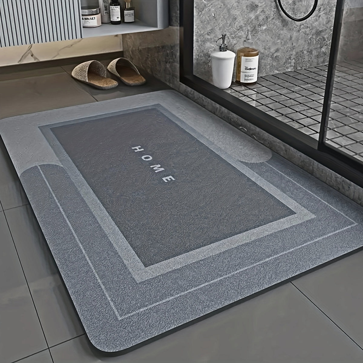 Non Slip Super Absorbent Floor Mat for Bathroom | Rugs & Mats | - Shoppix