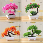 Lifelike Greenery: Artificial Potted Plant Set for Home and Garden Decor | Decoration Items | - Shoppix