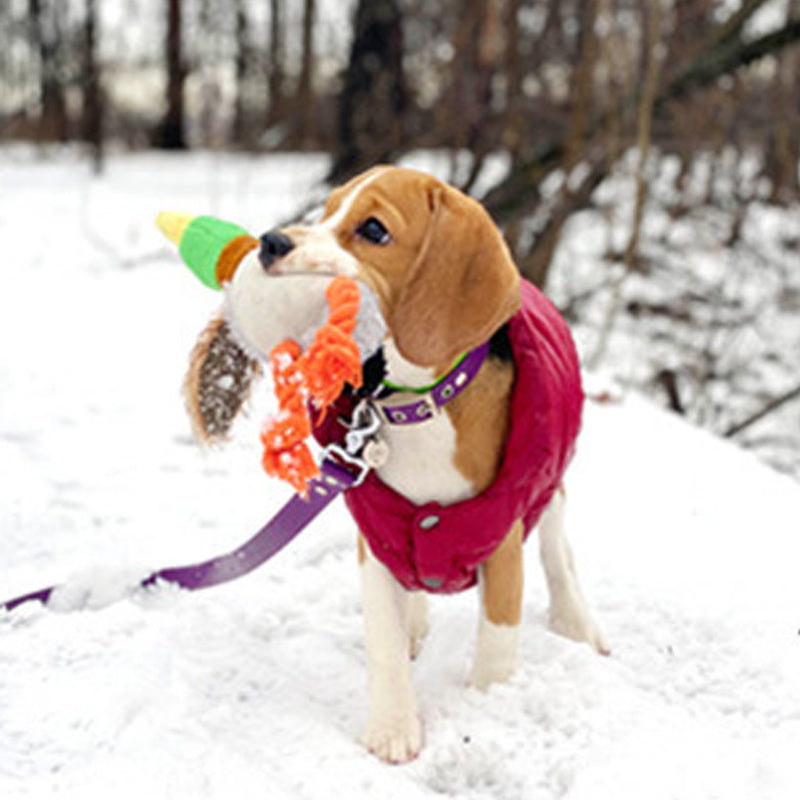 Bezauberndes Plüsch-Enten-Geräuschspielzeug – perfekt für zahnende Hunde und stundenlangen Spielspaß | Haustierspielzeug |