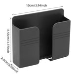 Versatile Wall-Mounted Organizer: Phone Charging Stand and Remote Control Storage Box | Stands & Other Accessories | - Shoppix
