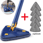 Triangle Mop Set with 360 Degree Rotation | Cleaning Supplies | - Shoppix