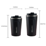 Enjoy Perfect Brews Anywhere: 304 Stainless Steel Coffee Mug with Temperature Display | Drinkware | - Shoppix