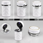 Elegant Rhinestone Car Ashtray with LED Light: A Stylish and Functional Auto Accessory | Car Accessories | - Shoppix
