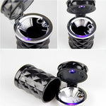 Elegant Rhinestone Car Ashtray with LED Light: A Stylish and Functional Auto Accessory | Car Accessories | - Shoppix