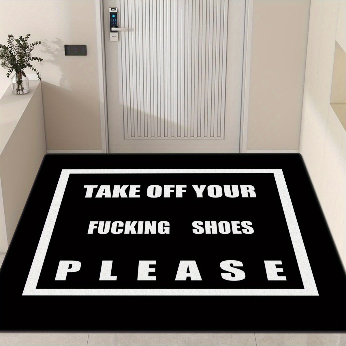 Funny Phrase Pattern Welcome Doormat | Rugs & Mats | - Shoppix