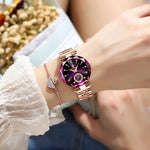 POEDAGAR Waterproof Women's Dial Cutting Watch | Women's Watches | - Shoppix