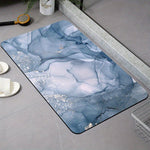 Modern Marble Printed Bathroom Floor Mat | Rugs & Mats | - Shoppix