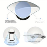 Enhanced Safety on the Road: 2pcs Frameless Car Blind Spot Mirrors | Car Accessories| - Shoppix