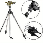 Convenient Tripod Sprinkler Set for Effortless Lawn and Garden Watering | Gardening Equipment | - Shoppix