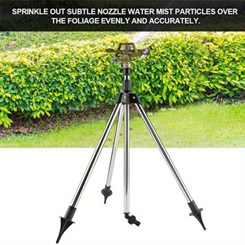 Convenient Tripod Sprinkler Set for Effortless Lawn and Garden Watering | Gardening Equipment | - Shoppix