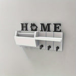 Rustic Wall-Mounted Key Holder with Mail Sorter: Organize and Decorate in Style | Decoration Items | - Shoppix