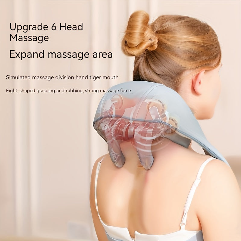 Total Relaxation: Electric Charging Shiatsu Neck Massager | Massagers | - Shoppix