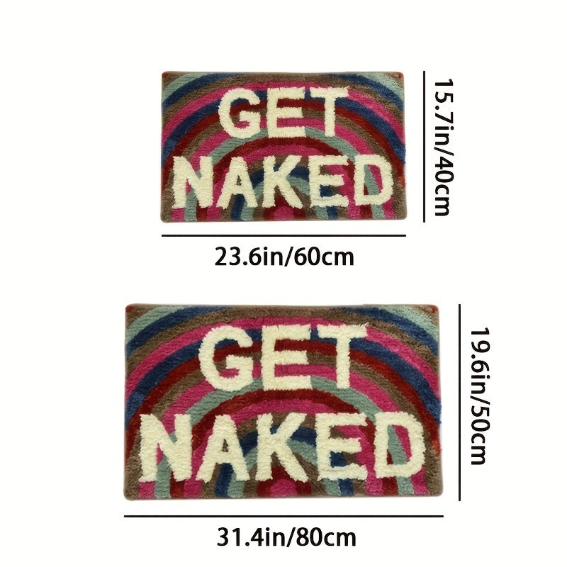 "Get Naked" Bath Mat | Rugs & Mats | - Shoppix