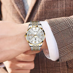 POEDAGAR Fashion Chronograph Men's Watch | Men Watches| - Shoppix