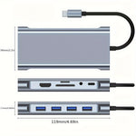 Transform Your Workstation with the 11-in-1 USB-C Docking Station | Charging Accessories|