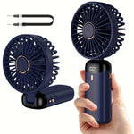 Stay Cool Anywhere: Mini Portable Fan with USB Rechargeable Battery | Summer Gadgets | - Shoppix