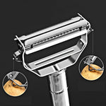 Slice and Dice with Ease: Stainless Steel Fruit and Vegetable Slicer Cutter | Kitchen Utensils | - Shoppix