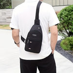 Men's Waterproof Sports Chest Bag for Outdoor Activities | Bags & Luggage | - Shoppix