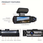 Enhance Your Car's Safety with a High-Definition Dual-Lens Driving Recorder | Dash Cams | - Shoppix