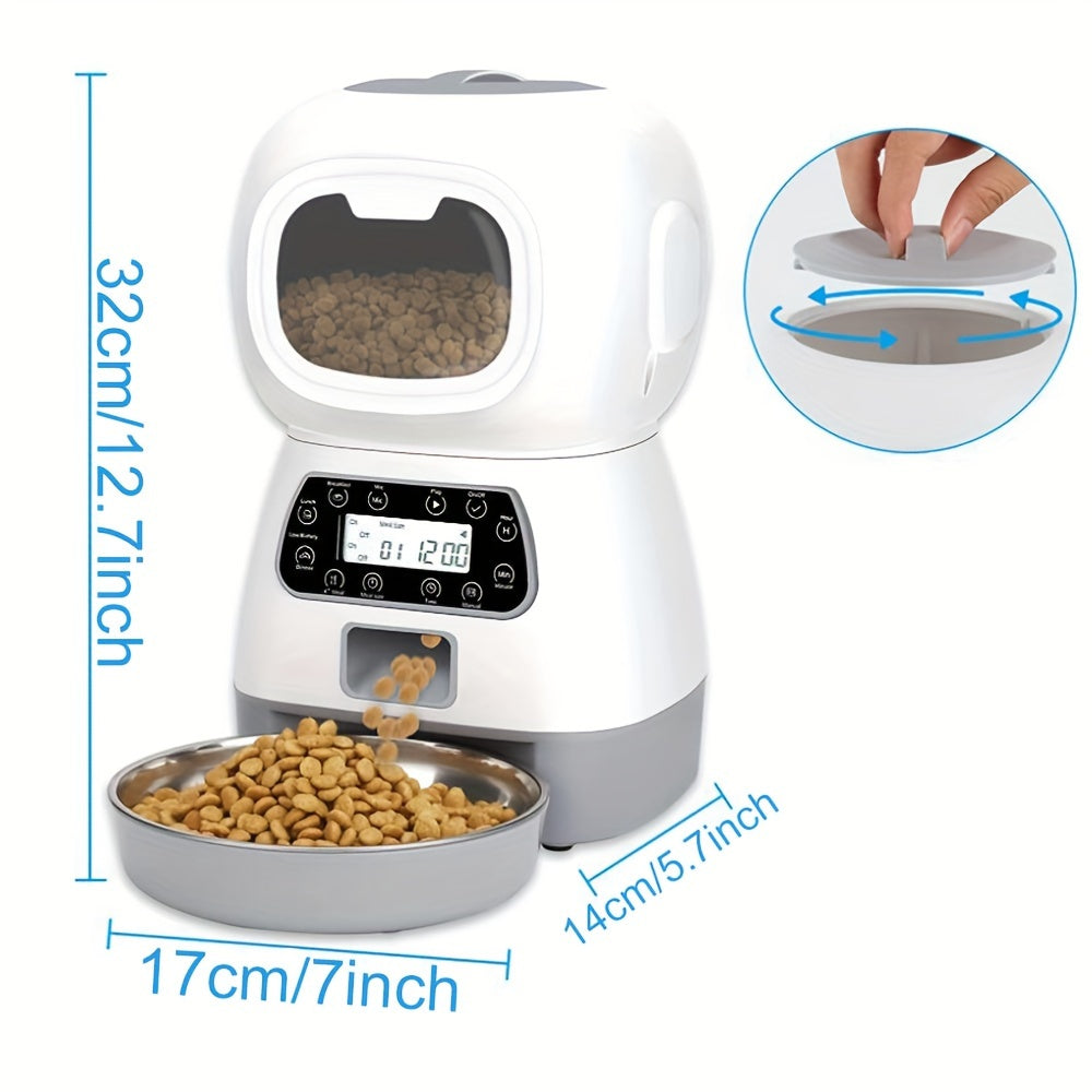 WiFi Smart Automatic Cat Feeder - Large Capacity & Timed Dispenser | Pet Gadgets|