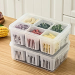Organize and Preserve: 6-in-1 Kitchen Scallion Storage Box | Storage Organization | - Shoppix