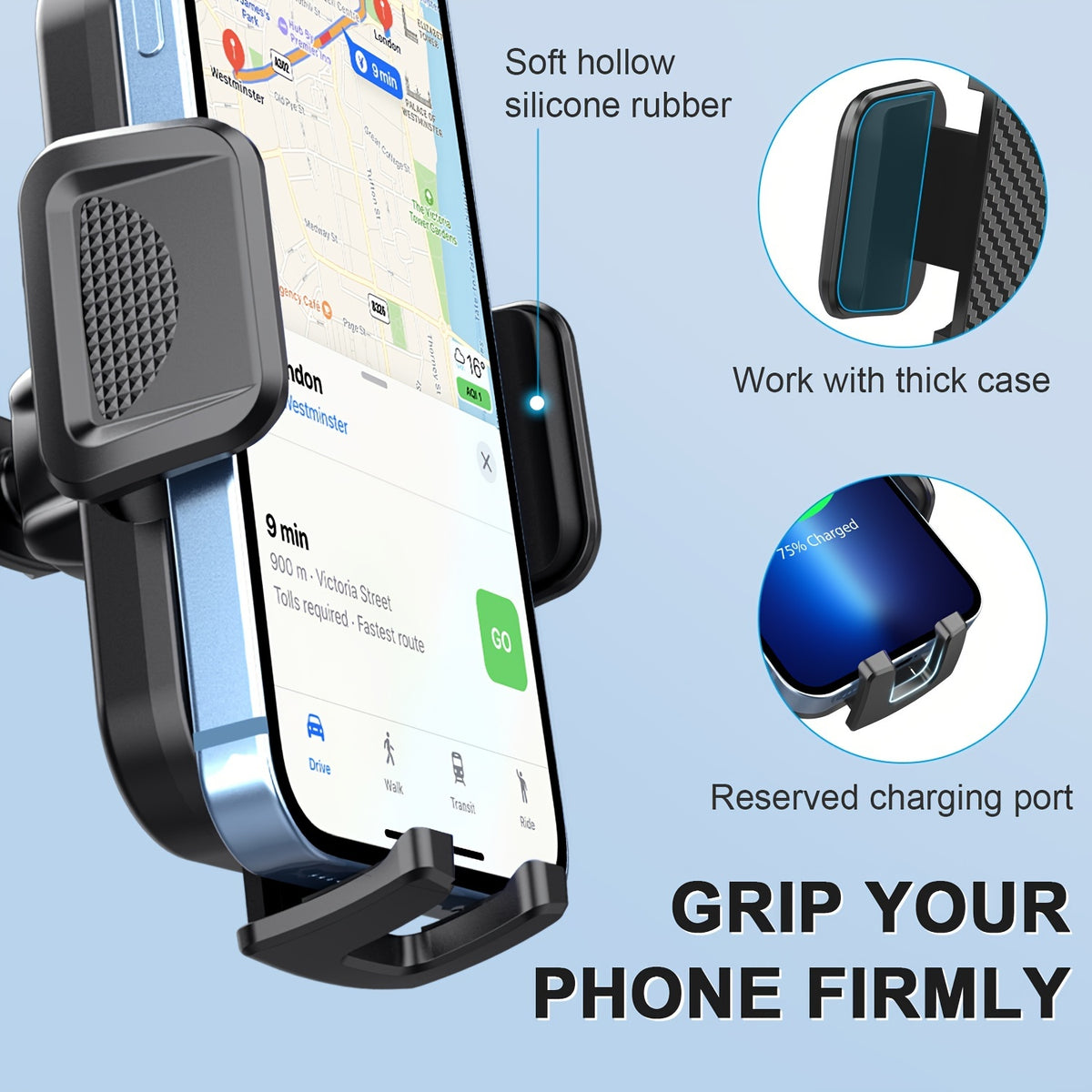 Ultimate Suction Car Phone Holder for Hands-Free Convenience | Car Accessories| - Shoppix