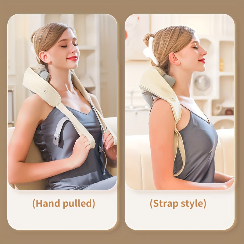 Total Relaxation: Electric Charging Shiatsu Neck Massager | Massagers | - Shoppix