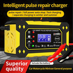 Keep Your Battery Charged: AU 6A 12V Digital Car Battery Charger | Car Accessories | - Shoppix