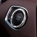 Add Sparkle to Your Car's Interior with Rhinestone Ignition Ring Decoration | Car Accessories| - Shoppix