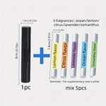 Metal Car Perfume Car Aromatherapy Stick Air Conditioner Air Outlet Aromatherapy Clip Solid Ornament Creative Car Aromatherapy | Car Accessories| - Shoppix