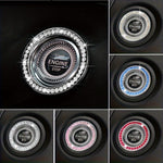 Add Sparkle to Your Car's Interior with Rhinestone Ignition Ring Decoration | Car Accessories| - Shoppix