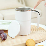 Effortless Mixing: Rechargeable Self-Stirring Coffee Mug | Drinkware | - Shoppix