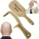 2pcs Funny Bald Men's Comb Set - Unique Hair Styling Tool, Perfect for Christmas Gag Gift, Grandpa & Party Pranks