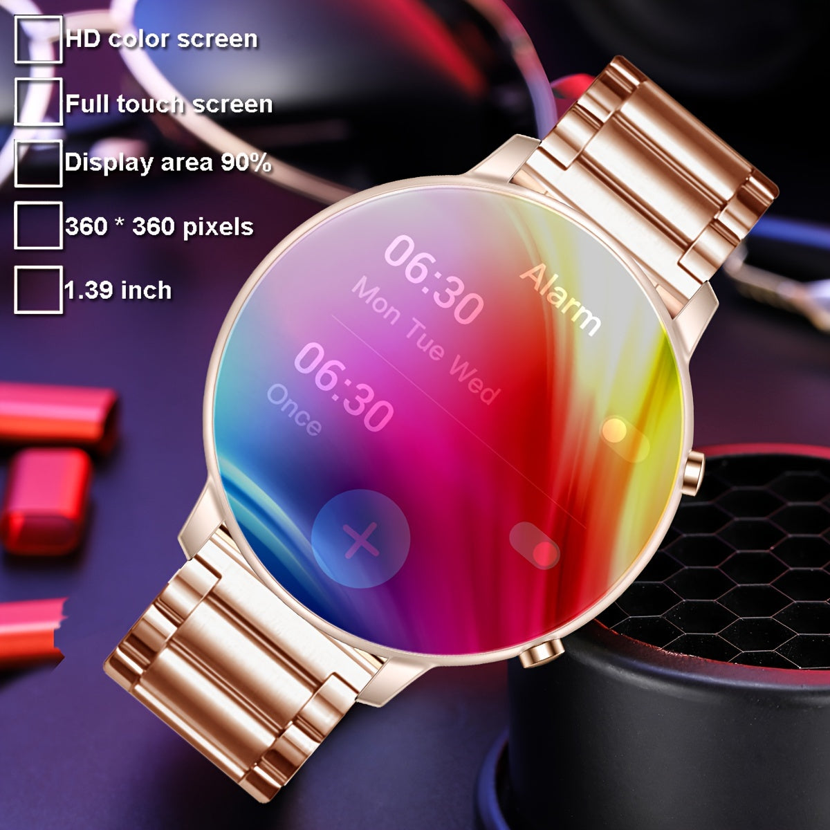 Women's Smart Watch with Wireless Calling and HD Touch Screen | Women Watches| - Shoppix